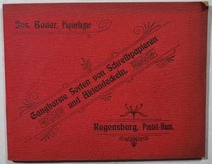 Gangbarste Sorten von Schreibpapieren Aktendeckeln Papier Papiermuster Katalog - Imagen 1 de 1