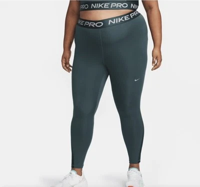 Nuevo con etiquetas Nike Pro Dri-Fit Talla Grande 2X Tiro Medio 7/8 Atlético Para Mujer Leggings $60  Foto 1 de 4