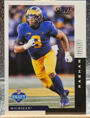RASHAN GARY RC 2019 Panini Score #DFT-25 NFL DRAFT ROOKIE INSERT Packers - Image 1 of 2