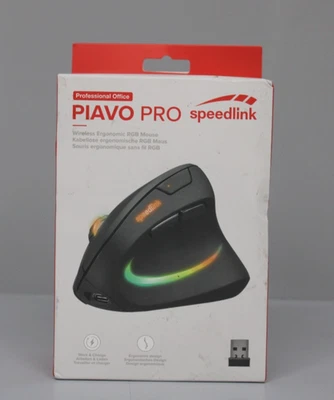 SpeedLink ''Professionelles Büro'' Piavo Pro Kabellose ergonomische RGB Maus NEU - Bild 1 von 4