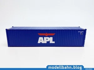 Blauer 40ft Container "American President Lines" (APL) in 1:87 (H0) - Picture 1 of 5