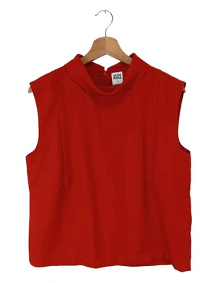 VERO MODA Blusa sin mangas Mujeres Blusa Talla EU 38 rojo elegante - Imagen 1 de 4