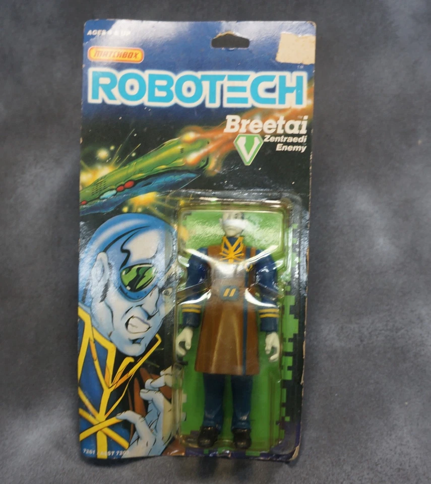 Matchbox Robotech 1985 Breetai Zentraedi Enemy Cardback Only