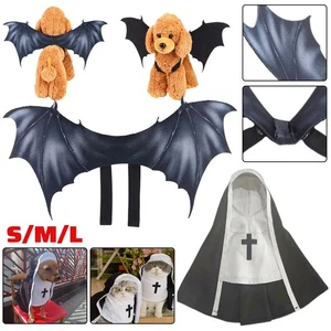 Pets Dogs Cats Halloween Costume Clothes Cosplay Puppy Fancy Prop Fun Dress Up - Picture 1 of 18