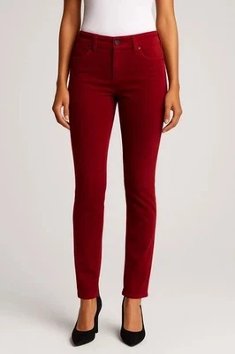 Pantalones de mezclilla ajustados rojos talla 4 de pana Rock & Republic para mujer Foto 1 de 4