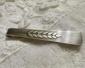 GEORG JENSEN Sterling silver SV 925 Necktie Pin Bar Tiepin Wheat Denmark JP - Picture 1 of 4