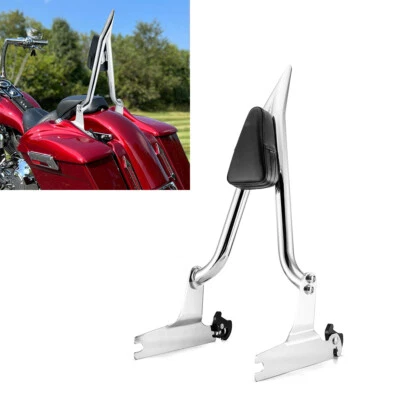 23" Tall Quick Release Backrest Sissy Bar For Harley Fat Boy Night Train Softail - Image 1 of 4