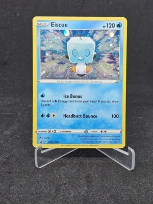 Pokemon Card Eiscue SWSH128 Sword & Shield Black Star Promo - Image 1 of 2