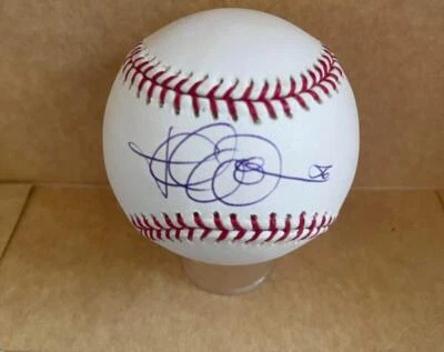 JERED WEAVER ANGELS/PADRES FIRMADO AUTO M.L. BÉISBOL BECKETT AUTÉNTICO Foto 1 de 2