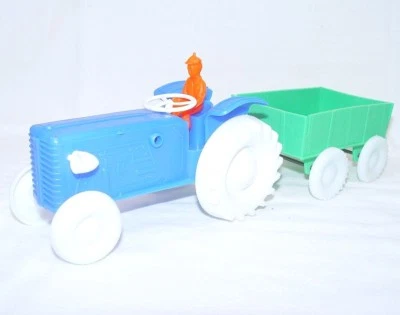 Tudor Rose McCormick International B-275 Farm Tractor Plastic 25cm #1 Mint! 1960 - Image 1 of 4