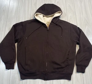 Chaqueta para mujer SCHMIDT 10-12 Sherpa forrada marrón clásica con cremallera - Imagen 1 de 7