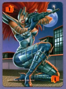 1995 Marvel Overpower Bloody Mary 1 Fighting - Picture 1 of 2