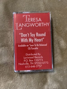 Teresa Langworthy - Vintage Signed Original Promo Cassette - Picture 1 of 3