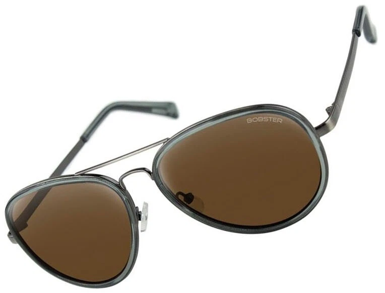 Очки солнцезащитные Bobster Goose Slate темно-серые защита от ультрафиолета небьющиеся линзы - Изображение 1 из 1