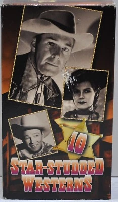 10 Star-Studded Westerns [VHS 1996 3 Tape Set] Titles in Listing - Image 1 of 4