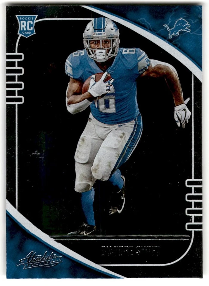 2020 Panini Absolute D'Andre Swift Rookie #124 Detroit Lions - Image 1 of 2
