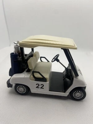 KiNSFUN Golf Cart 4½" Die Cast Metal Model Pullback Action Toy - Image 1 of 4