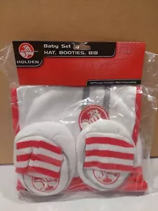 Holden Car Babies Baby Beanie And Booties Set Size OS - Commodore V8 Supercars - Picture 1 of 5