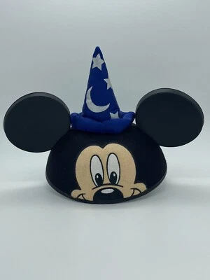 Disney Parks Mickey Mouse Ears Fantasia Hat Sorcerer Wizard Plush Adult 2017 - Image 1 of 4