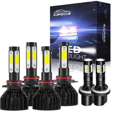 6x Combo 9005 9006 LED Headlight 880 Fog Lights Bulbs For Chevy Tahoe 2001-2006 - Image 1 of 4