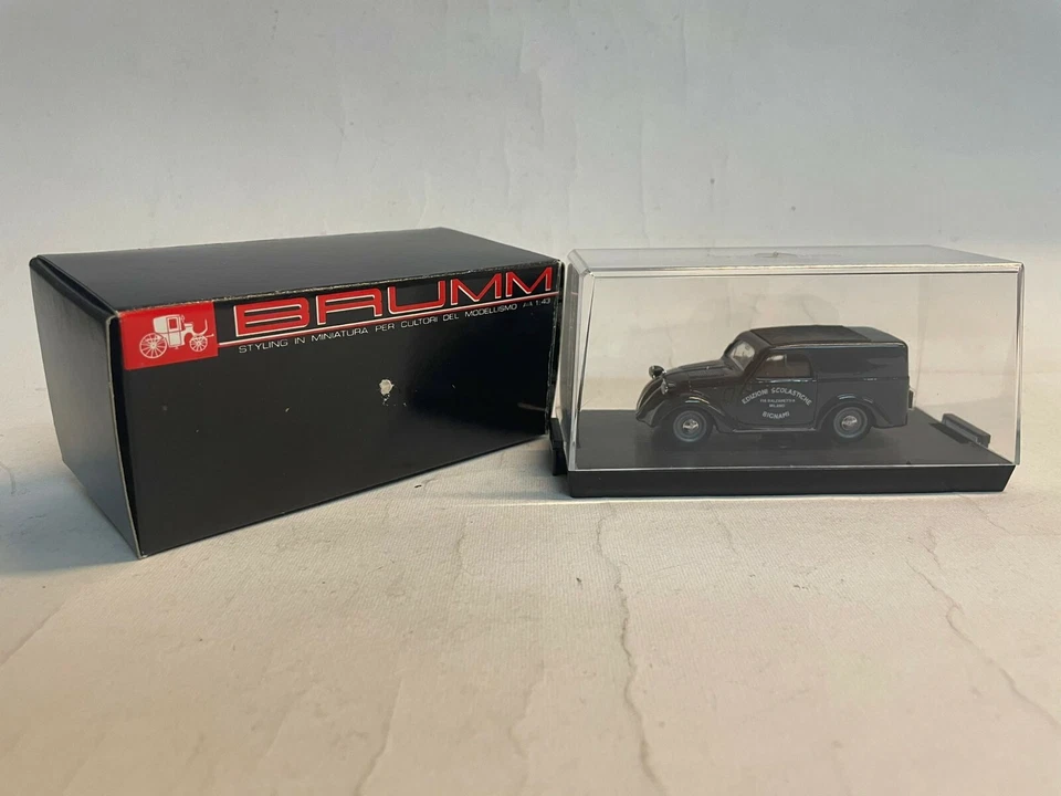 Brumm SPECIALE Fiat 500 B Van EDIZIONI SCOLASTICHE BIGNAMI 1950 1/43 PROMO - Immagine 1 di 1