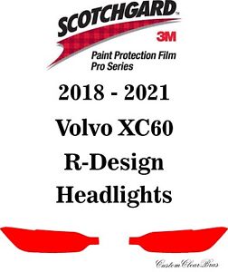 3M Scotchgard Paint Protection Pro Series 2019 2020 2021 Volvo XC60 R-Design