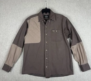 90s VINTAGE Redhead Trapper Hunting Camping Shooting Patches Shirt Men's Medium - Picture 1 of 19