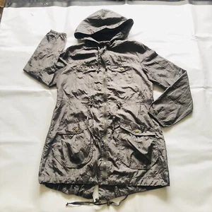 New Look Raincoat Green Womens Size 12 Polyester Ladies Waterproof Full Zip - Picture 1 of 9