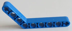 LEGO Technic - Liftarm 1 x 9 gebogen (6-4) dick (4 Stück), blau # 6629 - Bild 1 von 1