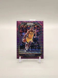 T.J. Warren 2020-21 Prizm #82 Purple Wave Prizm - Picture 1 of 2