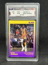 1990 Star Slam #8 Magic Johnson AGC 10 Gem Mint LA Lakers  /1500 Rare!! 🔥🔥