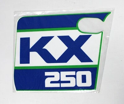 Aufkleber Satz Tank Kühler Decal Dekor Kawasaki KX 250 1988 Classic Vintage - Bild 1 von 2