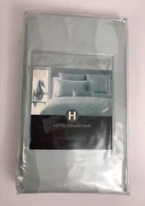 Hotel Collection Diamonds King Pillow Sham, Aqua Blue - MSRP $95 - Picture 1 of 3