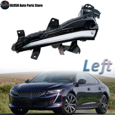 Left DRL LED Daytime Running Light Turn Signal Lamp For Peugeot 508L 2019 2020 - Image 1 of 4