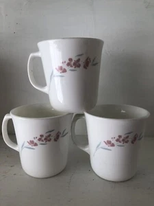 CORELLE SEIDENBLÜTE KAFFEE TEETASSEN TASSEN 3er SET - Bild 1 von 3