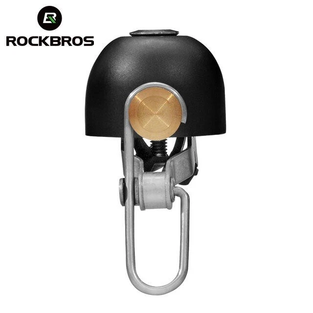 ROCKBROS Cycling Bike Handlebar Ring Stainless Steel Bell Horn Classical Bell - Image 1 of 4