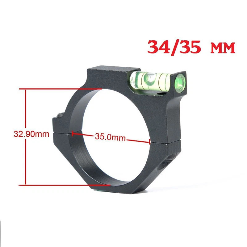 Rifle Scope Laser Bubble Spirit Level For 34mm/35mm Rings Mount Holder - Image 1 of 4
