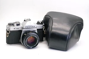 Pentax K1000 35mm SLR Film Camera w/ 50mm F2 Lens, Works Great! - Picture 1 of 11