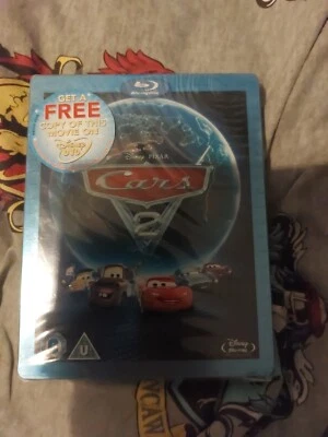 DISNEY CARS 2 LIMITED EDITION UK DVD/ BLURAY STEELBOOK - NEW SEALED  - Image 1 of 2