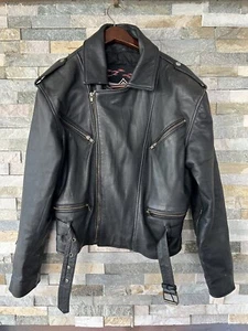 Joe Rocket Joe B**** Chaqueta de Motociclista Clásica de Cuero Motocicleta Talla XS Grande - Imagen 1 de 7