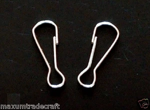 25mm Big Primavera Clip Ganchos Accesorio sin Níquel 15,30, 45pcs - Imagen 1 de 1