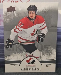 2016 Upper Deck Team Canada Mathew Barzal 🇨🇦🇨🇦🇨🇦 New York Islanders  - Bild 1 von 2