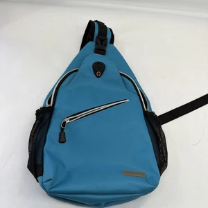 MOSISO Mini Sling Rucksack schwarz Crossbody One Schultertasche Reise Wandern - Bild 1 von 6