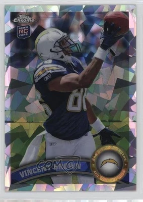 2011 Topps Chrome Crystal Atomic Refractor /139 Vincent Brown #42 - Image 1 of 2
