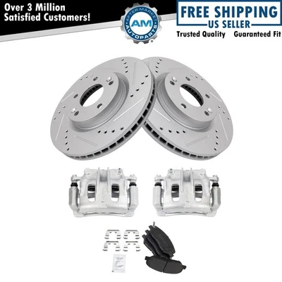 Front Brake Pad & Rotor Kit Fits 2007-2009 Hyundai Santa Fe - Image 1 of 4