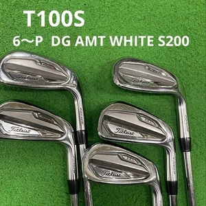 Titleist T100S 2019 Irons #6-9,Pw(5Clubs)/DG AMT TOUR WHITE S200/Flex:Stiff - Picture 1 of 5