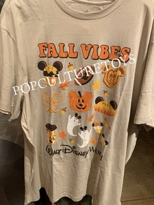 Disney Parks 2025 Halloween Snacks Mickey Ghost Pumpkin Adult T-Shirt Size 3XL - Picture 1 of 1