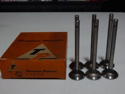 TRWS1875 VÁLVULAS DE ESCAPE 1950 GMC CAMIÓN 248 MOTOR OEM #2193763 JUEGO DE 6 CILINDROS Foto 1 de 4