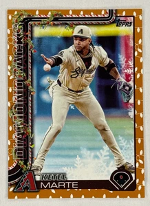 Luces navideñas Ketel Marte de béisbol Topps Holiday 2025 #43 Diamondbacks - Imagen 1 de 2