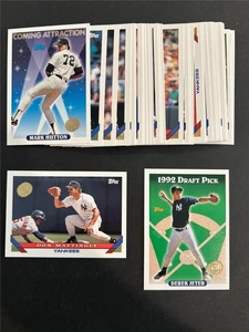 1993 Topps Rockies Inaugural New York Yankees Team Set 32 Cards Derek Jeter RC - Picture 1 of 4